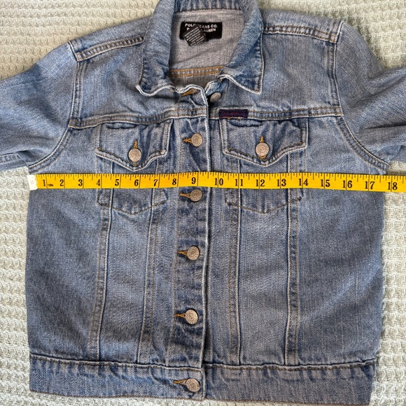 Vintage Polo Jeans Co Ralph Lauren Denim Jacket Womens Small 90s Y2K Coat - Picture 5 of 7